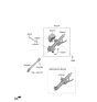 Diagram for 2022 Hyundai Sonata Steering Column - 56390-L0000