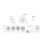 Diagram for 2022 Hyundai Sonata Spare Wheel - 52910-L1330