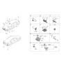 Diagram for 2022 Hyundai Sonata Antenna - 95460-L0010