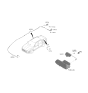 Diagram for 2022 Hyundai Sonata Hybrid Antenna - 96240-L1000