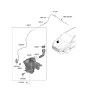 Diagram for Hyundai Sonata Washer Reservoir - 98611-L0000