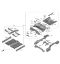 Diagram for 2022 Hyundai Sonata Rear Crossmember - 65630-L0000