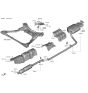 Diagram for 2020 Hyundai Sonata Muffler - 28710-L1100