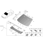 Diagram for 2020 Hyundai Sonata Windshield - 86110-L0040