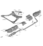 Diagram for 2021 Hyundai Sonata Muffler - 28610-L0800