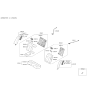 Diagram for 2022 Hyundai Sonata Armrest - 89900-L0020-VSM