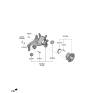 Diagram for Hyundai Sonata Hybrid Wheel Bearing - 52730-L1100