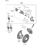 Diagram for 2020 Hyundai Sonata Brake Disc - 58411-L0000