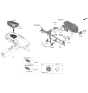 Diagram for Hyundai Sonata Hybrid Car Key - 95440-L1060