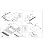 Diagram for 2023 Hyundai Sonata Sunroof - 81620-L1000