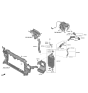 Diagram for Hyundai Sonata Intercooler - 28270-2M000