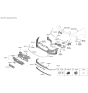 Diagram for 2021 Hyundai Sonata Grille - 86531-L0160