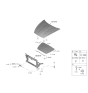 Diagram for Hyundai Sonata Headlight Seal - 86435-L0000