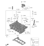 Diagram for Hyundai Santa Cruz Cylinder Head Gasket - 22311-2S000