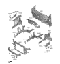 Diagram for 2019 Hyundai Kona Engine Mount Bracket - 64615-J9000