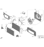 Diagram for Hyundai Kona Fan Shroud - 25350-J9900