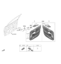 Diagram for Hyundai Kona Electric Door Handle - 82610-J9510-NVC