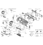 Diagram for Hyundai Kona Electric Hazard Warning Switch - 93790-J9AA0-4X