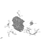 Diagram for 2022 Hyundai Sonata Hybrid Thermostat Gasket - 25623-2J000