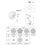 Diagram for 2022 Hyundai Kona Spare Wheel - 52910-J9700