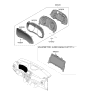 Diagram for 2023 Hyundai Kona Instrument Cluster - 94053-J9021