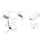 Diagram for 2022 Hyundai Kona A/C Switch - 97250-J9AE0-TMT