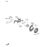 Diagram for Hyundai Kona Brake Dust Shield - 58243-Q5200