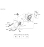 Diagram for 2023 Hyundai Kona Seat Cover - 88460-J9000-J8Y