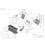 Diagram for 2020 Hyundai Kona Armrest - 89900-J9000-SKN