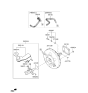 Diagram for 2022 Hyundai Kona Brake Booster Vacuum Hose - 59130-J9110