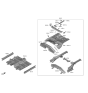 Diagram for 2022 Hyundai Kona Floor Pan - 65100-J9000