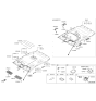 Diagram for Hyundai Kona N Sun Visor - 85220-J9320-TRY