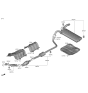 Diagram for 2022 Hyundai Kona Muffler - 28600-J9NF0