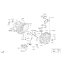 Diagram for Hyundai Kona Bellhousing - 43115-2D510
