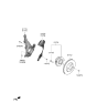 Diagram for Hyundai Wheel Hub - 51750-J9000