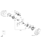 Diagram for 2019 Hyundai Veloster Transfer Case Bearing - 45829-3B800