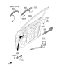 Diagram for Hyundai Kona Electric Door Handle - 82661-J9710