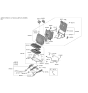 Diagram for 2023 Hyundai Palisade Seat Cover - 89A16-S8535-WEJ