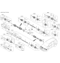 Diagram for Hyundai Genesis G80 Spindle Nut - 49551-4T000