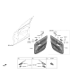 Diagram for 2023 Hyundai Palisade Door Handle - 82610-S8500-NNB