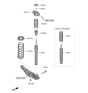 Diagram for 2023 Hyundai Palisade Bump Stop - 55326-K5000