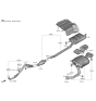 Diagram for 2023 Hyundai Palisade Exhaust Pipe - 28710-S8300