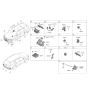 Diagram for 2023 Hyundai Palisade Air Bag Control Module - 95910-S8520