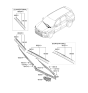 Diagram for 2023 Hyundai Palisade Wiper Arm - 98311-S8200