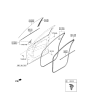 Diagram for 2021 Hyundai Palisade Door Seal - 82220-S8000