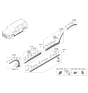 Diagram for Hyundai Palisade Door Moldings - 87722-S8SA0