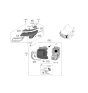 Diagram for 2023 Hyundai Palisade Headlight - 92101-S8610