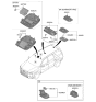 Diagram for Hyundai Palisade Dome Light - 92810-S8700-MMH