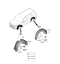 Diagram for Hyundai Palisade Mud Flaps - 86841-S8CA0