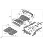 Diagram for Hyundai Palisade Front Cross-Member - 65631-S8000